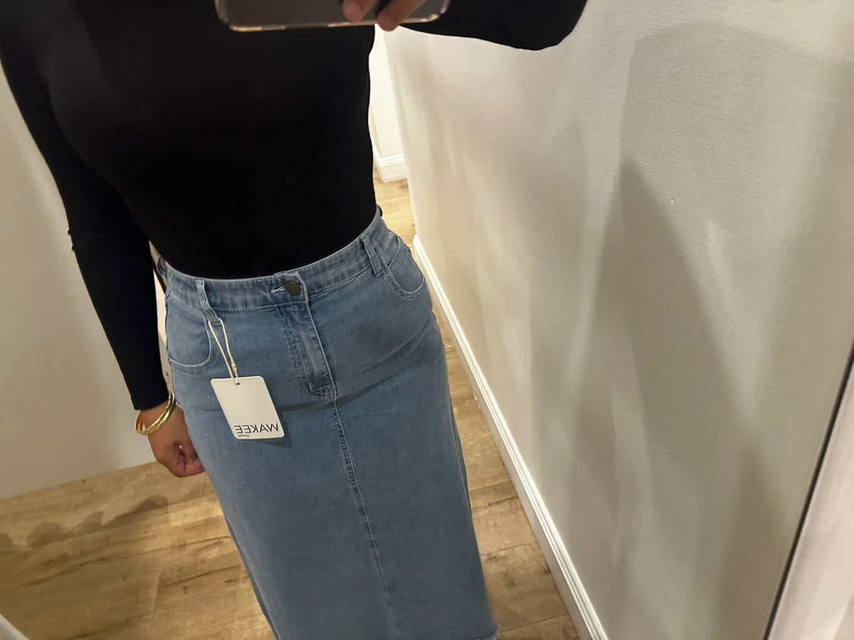 Denim skirt