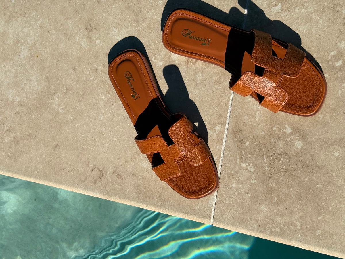 H Sandals (Tan)