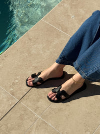 H Sandals (Black)