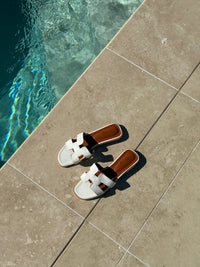 H Sandals (White)